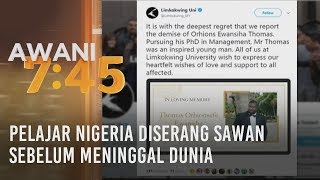 Pelajar Nigeria diserang sawan sebelum meninggal dunia [upl. by Shaylah]