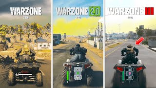 Warzone Vs Warzone 2 Vs Warzone 3  ULTIMATE DETAIL COMPARISON [upl. by Ader233]