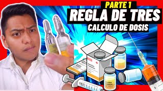 💊CALCULO DE DOSIS DE MEDICAMENTOS Regla de TRES en ENFERMERÍA CURSO 💉FACIL Y RAPIDO Enfermería [upl. by Legna]