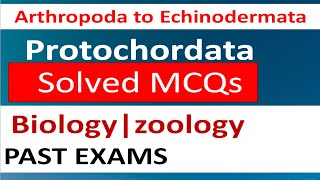 Solved MCQs From Arthropoda to Echinodermata  Past Paper MCQs  PPSC Lecturer Preparation  BSC [upl. by Merce43]