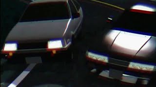 Initial D  Takumi beats Jerks with AE85 [upl. by Averir]