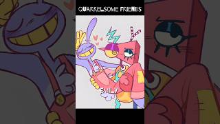 Quarrelsome Friends😂👌🏻digitalcircus tadc jax zooble fypシ゚viral funny cartoon memes shorts [upl. by Fem]