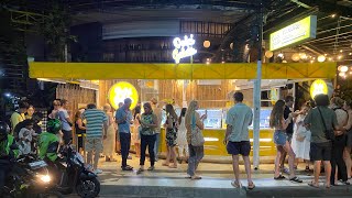 Exploring Seminyak Beach at Night  Bali 4K Walking Tour [upl. by Lindsay740]