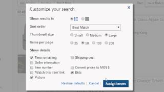 How to change the currency in your Ebay search results [upl. by Olmstead]