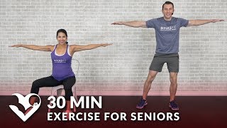 30 Min Exercise for Seniors Elderly amp Older People  Seated Chair Exercise Senior Workout Routines [upl. by Adnanref]