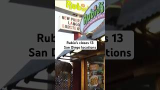 Rubio’s Coastal Grill closes 13 locations in the San Diego area nearly 50 overall in California [upl. by Eejan530]