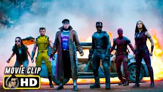 DEADPOOL amp WOLVERINE Clip  quotElektra Blade Gambit Fightquot 2024 Marvel [upl. by Torruella]