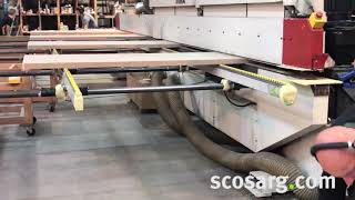 Used IMA Edgebander for Lippings  ScottSargeant Woodworking Machinery [upl. by Nylrehs]