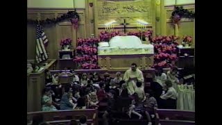 United Evangelical Church  Christmas Eve  December 24 1988  Pastor Fair [upl. by Eiramasil]