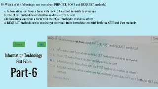 Exit exam for information technology 2016 EC  part6 [upl. by Mcclain]