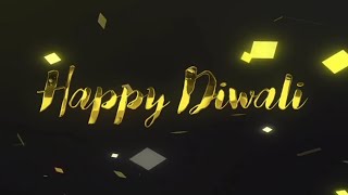 diwali gold text black screen video  diwali black screen video [upl. by Yrollam720]