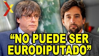 BOFETADA de Europa a Puigdemont SE NIEGA a darle el ACTA DE EURODIPUTADO [upl. by Lednahs2]