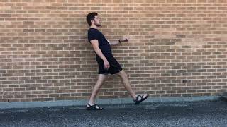 Weak Hip Flexor Gait Pattern  Common Compensations [upl. by Brenn]