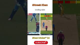 Avesh Khan की Fast Bowling Skills 🔥  Speed amp Swing  rc24 [upl. by Nosnibor]