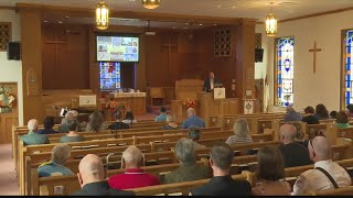 Wellsburg Christian Church remembers 911 first responders service [upl. by Chantalle]