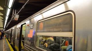 MTA New York City Subway  9th Avenue Bound R68 Yankees Baseball Special D Train  Grand Street [upl. by Karlin]