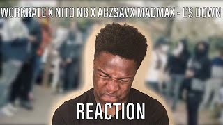 WorkRate X Nito NB X AbzSav X MadMax  L’s Down Music Video  Pressplay REACTION [upl. by Jasun523]