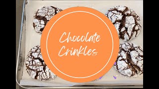 HAVE you tried these Chocolate Crinkles yet [upl. by Kielty]