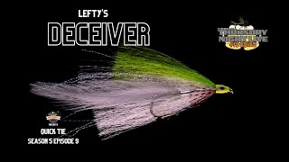 Fly Tying  Leftys Deceiver [upl. by Neehar]