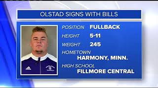 Winona States Zach Olstad signs with Buffalo Bills [upl. by Eira676]