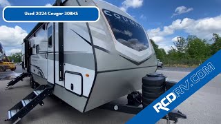 USED 2024 Keystone Cougar HalfTon 30BHS Travel Trailer Walk Through  Medina [upl. by Bohun]