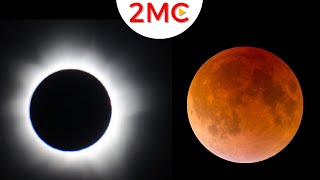 Solar Eclipse vs Lunar Eclipse [upl. by Avlem]