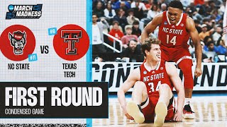 NC State vs Texas Tech  First Round NCAA tournament extended highlights [upl. by Noryak]