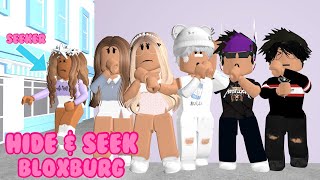 6 Player HIDE AND SEEK CHALLENGE In Bloxburg Roblox [upl. by Chrisy]