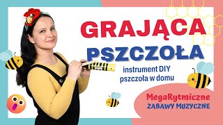 Grająca pszczoła  Zabawa muzyczna dladzieci zabawazdzieckiem instrument [upl. by Hervey540]