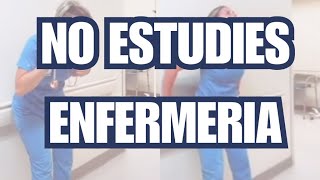 NO ESTUDIES ENFERMERÍA SI ERES ASI  DICHO POR UN ENFERMERO PROFESIONAL [upl. by Anoyi]