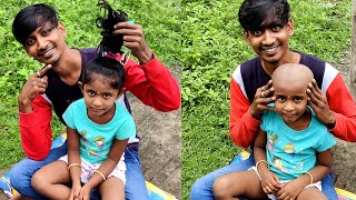 Shaving the babys first hairTonsure at our family deity temple  Vlog  Ravi Annamalai [upl. by Anieral]