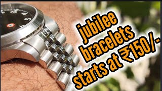 Jubilee bracelet all stainless steel  Starts at ₹150  All solid links starts at ₹850 [upl. by Riancho]