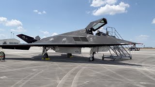 F117 Nighthawk UP CLOSE at Sentry Savannah 2022 [upl. by Hilly460]