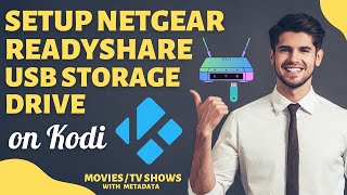 How To Setup Netgear Readyshare USB Storage Drive on Kodi urduhindi [upl. by Cooperstein]