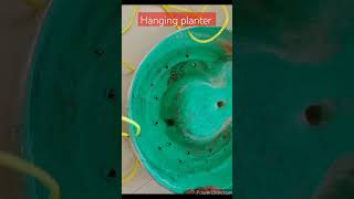 hanging planter diy plastic containershortvideo asarojasartsncrafts [upl. by Braca]