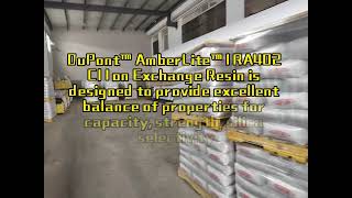 DuPont™ AmberLite™ IRA402 Cl Ion Exchange Resin is designed to provide excellent balance of properti [upl. by Ehsiom]