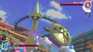 Pokken WifiBattle Aegislash VS Pikachu 2 [upl. by Ayatahs]