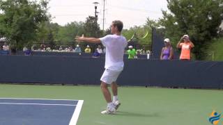 Richard Gasquet Slow Motion Forehand amp Backhand 240FPS 1080p [upl. by Noreen]