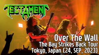 Testament  Over The Wall The Bay Strikes Back Tour Tokyo Japan  24 SEP 2023 [upl. by Cadman]