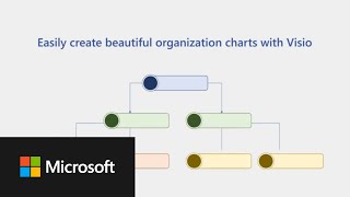 How to create org charts with Microsoft Visio [upl. by Aiekal414]