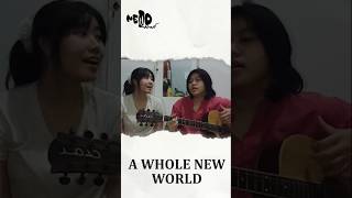 A WHOLE NEW WORLD ✨ shorts aladin cover coversong disney duetsong acoustic coverlagu music [upl. by Llaccm]