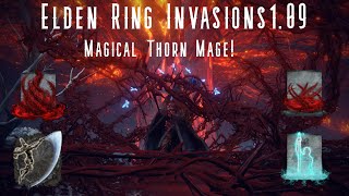 Elden Ring PvP Invasions  Thorn Sorcery Magic Build [upl. by Domenic]