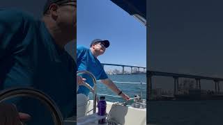 Halberg Rassy 352 Sailing San Diego Bay Coronado [upl. by Scrivenor688]