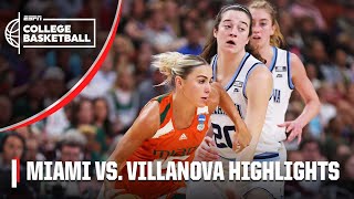 Miami ADVANCES to Elite 8 after UPSET over Villanova  2023 NCAA Women’s Basketball Tournament [upl. by Leiva]