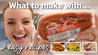 What to make withKIELBASA sausage  3 easy recipes using Kielbasa [upl. by Philbin]