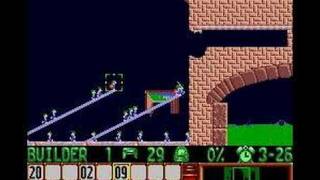 Lemmings  Mayhem Level 19 Solution [upl. by Nivle]