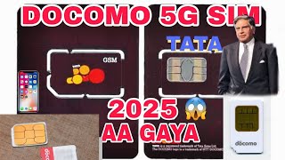 DOCOMO 4G 5G LAUNCH 2025 ME AA GAYA 😱trending trending jio bsnl simcard [upl. by Irama]