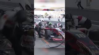 Most acrobatic pit stop You can watch the Super Formula races in Fuji this weekend at Motorsporttv [upl. by Kruter]