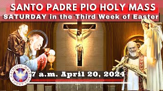 Catholic Mass Today Live at Santo Padre Pio National Shrine  Batangas 20 Apr 2024 7am [upl. by Aitnohs]