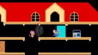 Mappy Arcade Playthrough longplay video game [upl. by Aicekat]